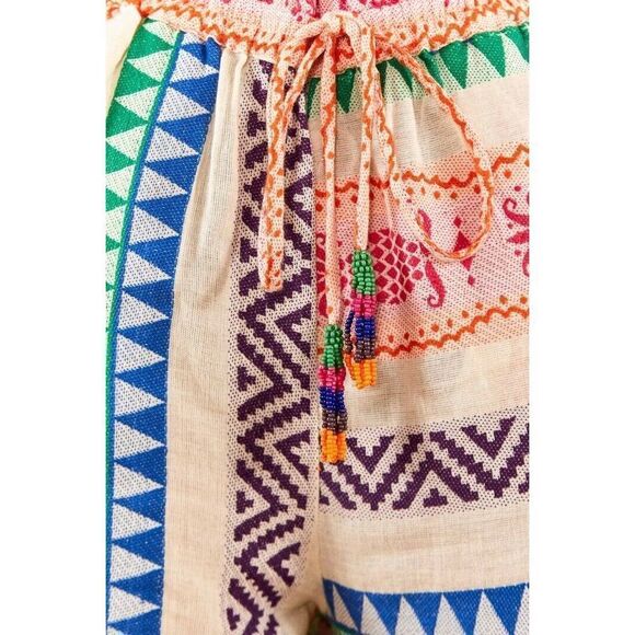 FARM Rio Multicolor Patterned Straight Leg Pants - Picture 5 of 13